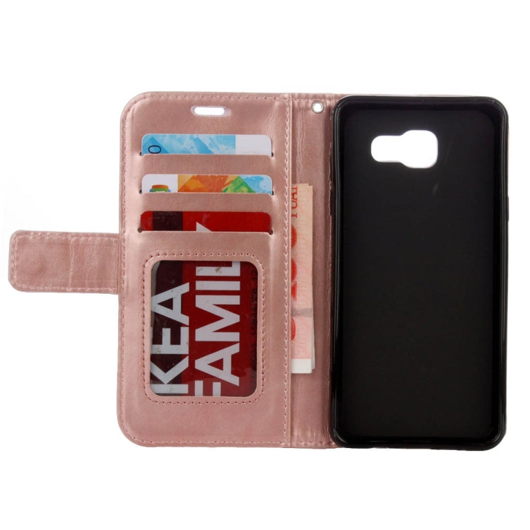 For Galaxy A3 (2016) / A310 Mandragora Pattern Diamond Encrusted Horizontal Flip Leather Case with Card Slot & Holder & Wallet & Lanyard
