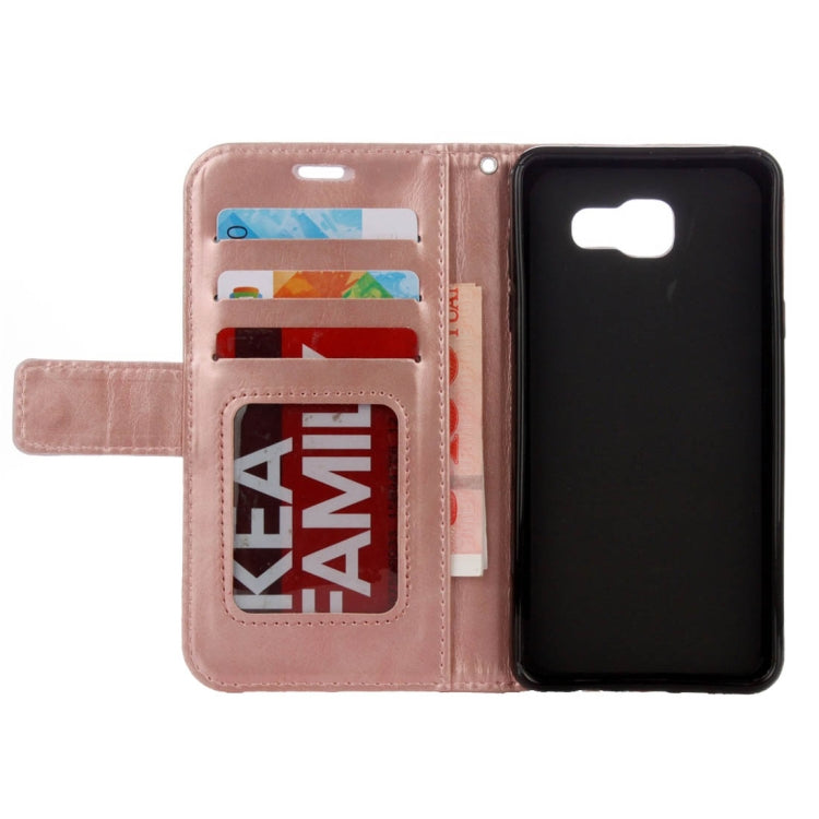 For Galaxy A5 (2016) / A510 Mandragora Pattern Diamond Encrusted Horizontal Flip Leather Case with Card Slot & Holder & Wallet & Lanyard