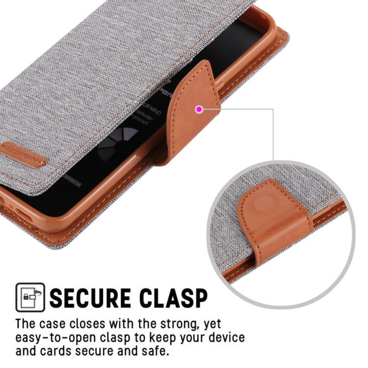 GOOSPERY CANVAS DIARY for Galaxy S9 Canvas Texture Horizontal Flip Leather Case with Holder & Card Slots & Wallet