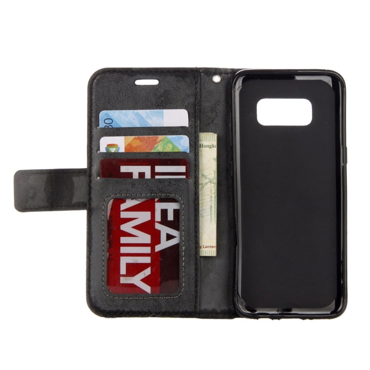 For Galaxy S8+ / G955 Mandragora Pattern Diamond Encrusted Horizontal Flip Leather Case with Card Slot & Holder & Wallet & Lanyard