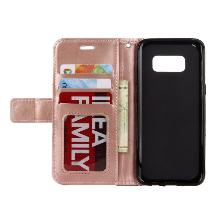 For Galaxy S8+ / G955 Mandragora Pattern Diamond Encrusted Horizontal Flip Leather Case with Card Slot & Holder & Wallet & Lanyard