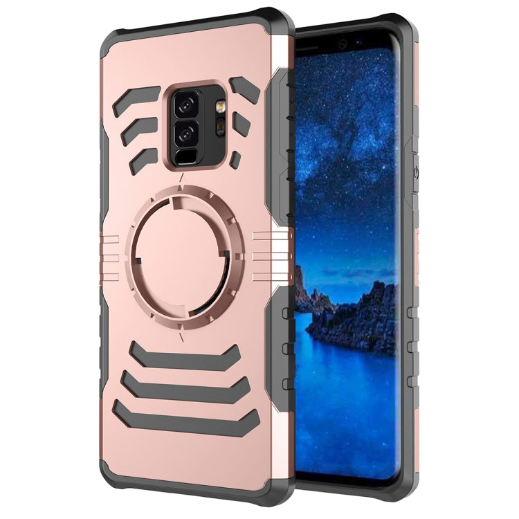For Galaxy S9+ Detachable Dropproof Protective Back Cover Case with Sport Armband