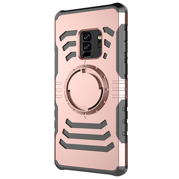 For Galaxy S9+ Detachable Dropproof Protective Back Cover Case with Sport Armband