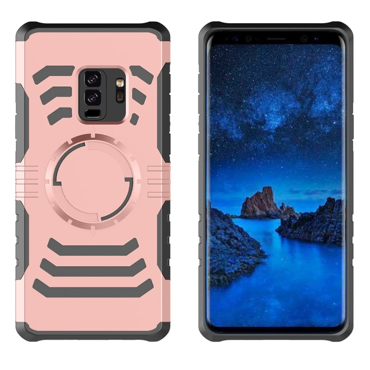 For Galaxy S9+ Detachable Dropproof Protective Back Cover Case with Sport Armband