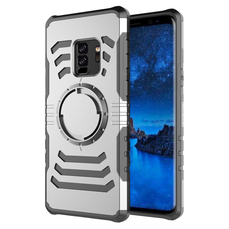 For Galaxy S9+ Detachable Dropproof Protective Back Cover Case with Sport Armband