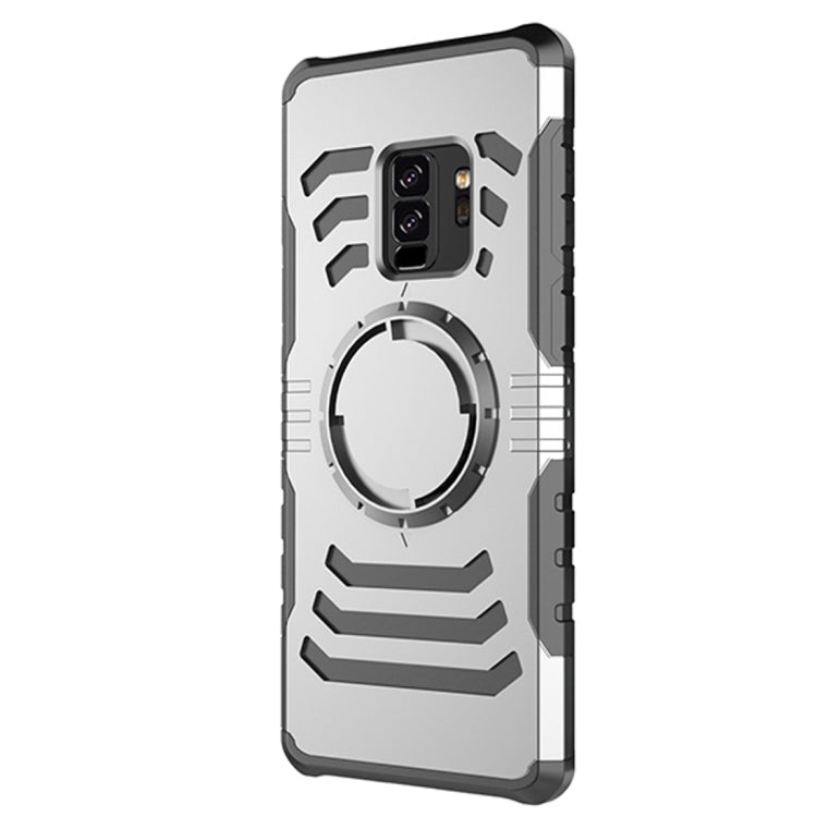 For Galaxy S9+ Detachable Dropproof Protective Back Cover Case with Sport Armband