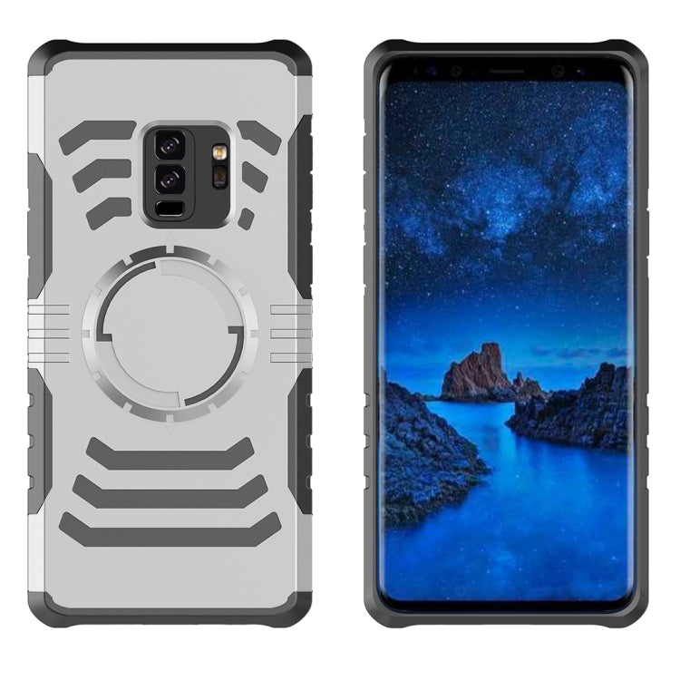 For Galaxy S9+ Detachable Dropproof Protective Back Cover Case with Sport Armband