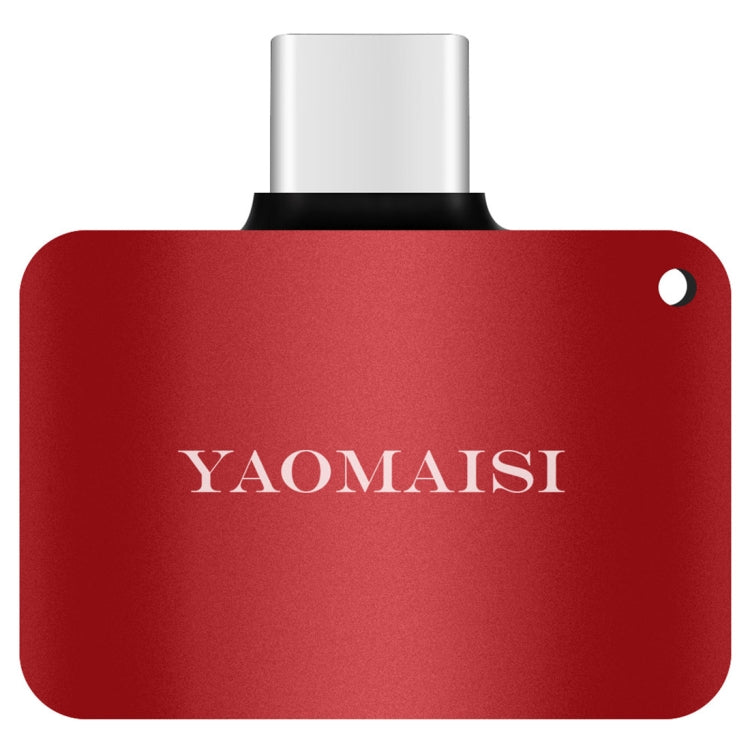 YAOMAISI 3 in1 Charge / Listen / Call Type-C Audio Converter, For Galaxy S8 & S8 + / LG G6 / Huawei P10 & P10 Plus / Xiaomi Mi 6 & Max 2 and other Smartphones(Red)