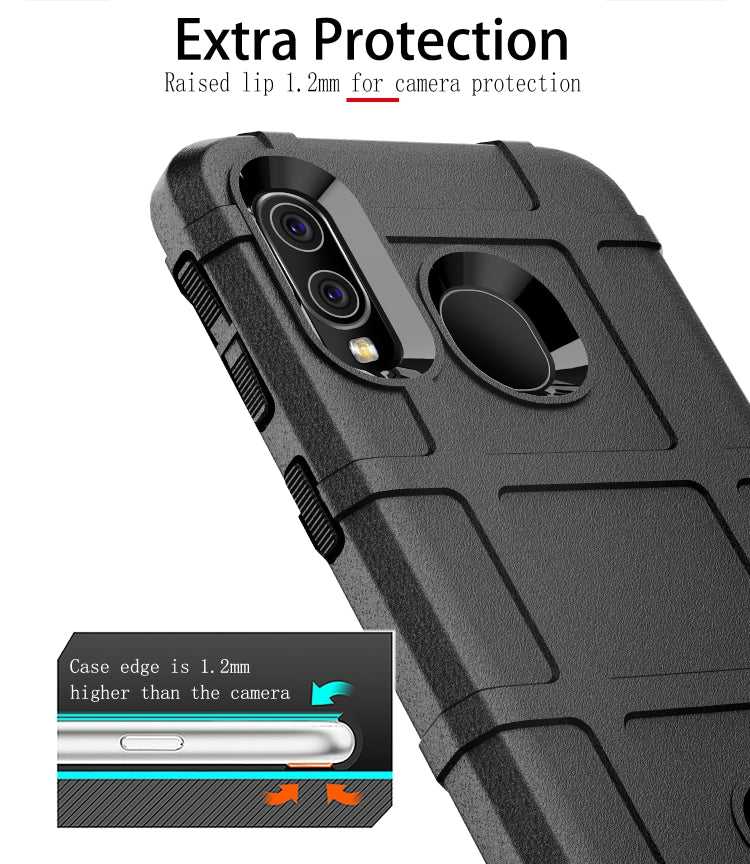 Shockproof Rugged  Shield Full Coverage Protective Silicone Case for Galaxy A40
