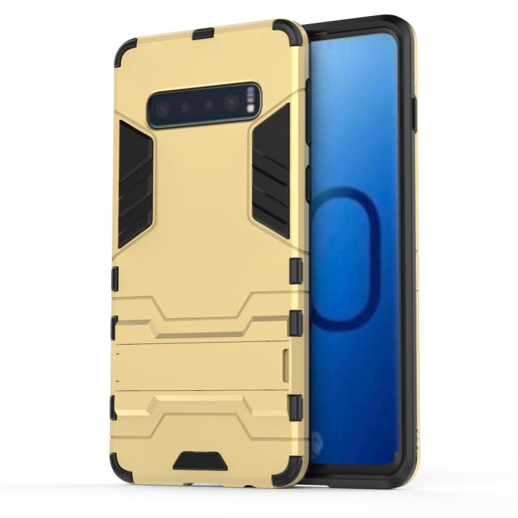 Shockproof PC + TPU Case for Galaxy S10, with Holder