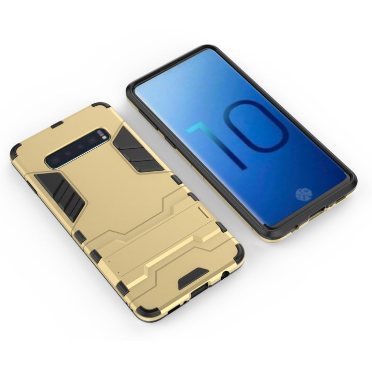 Shockproof PC + TPU Case for Galaxy S10, with Holder