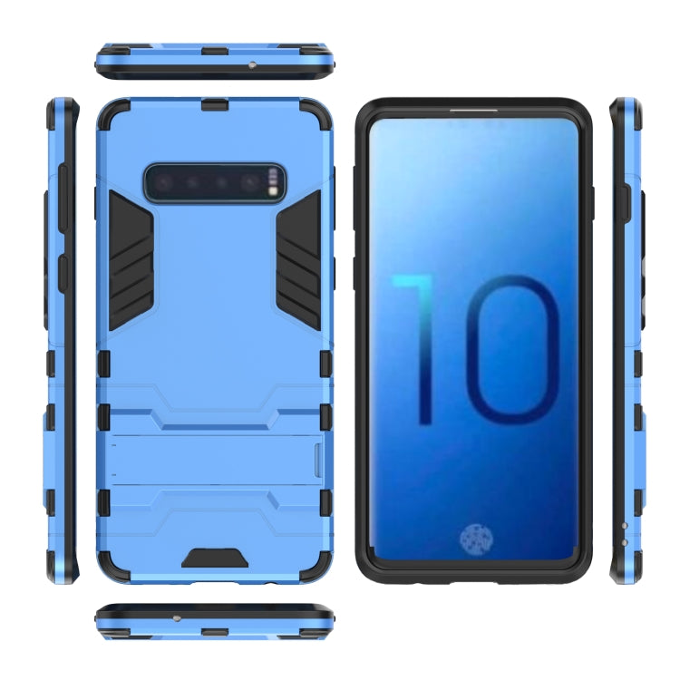 Shockproof PC + TPU Case for Galaxy S10, with Holder