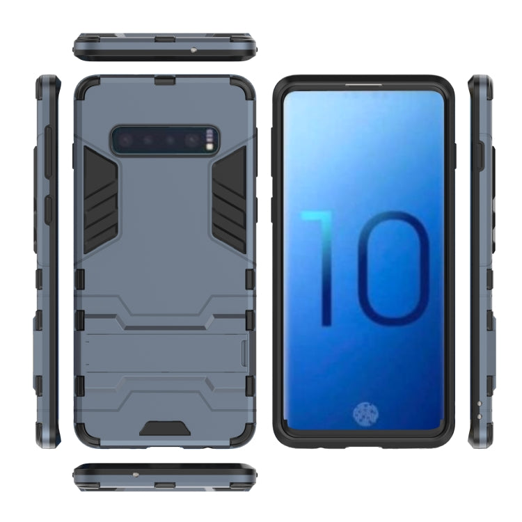 Shockproof PC + TPU Case for Galaxy S10, with Holder