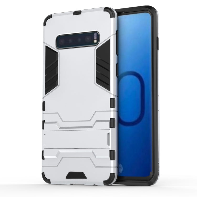 Shockproof PC + TPU Case for Galaxy S10, with Holder