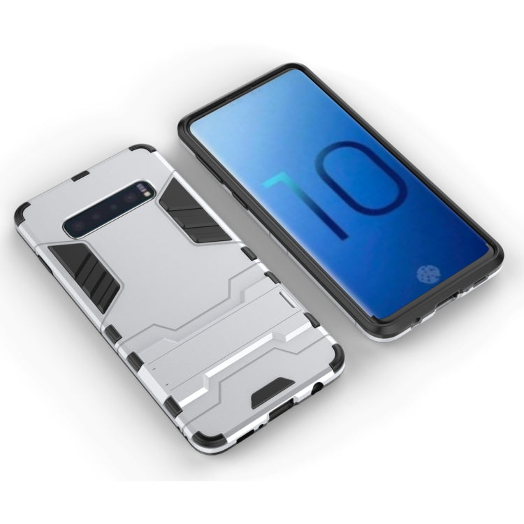 Shockproof PC + TPU Case for Galaxy S10, with Holder