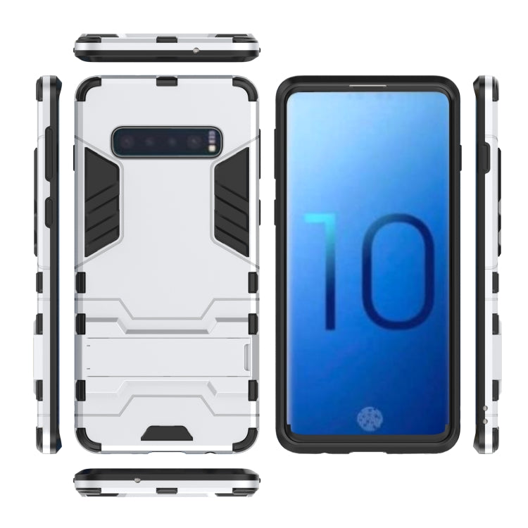 Shockproof PC + TPU Case for Galaxy S10, with Holder