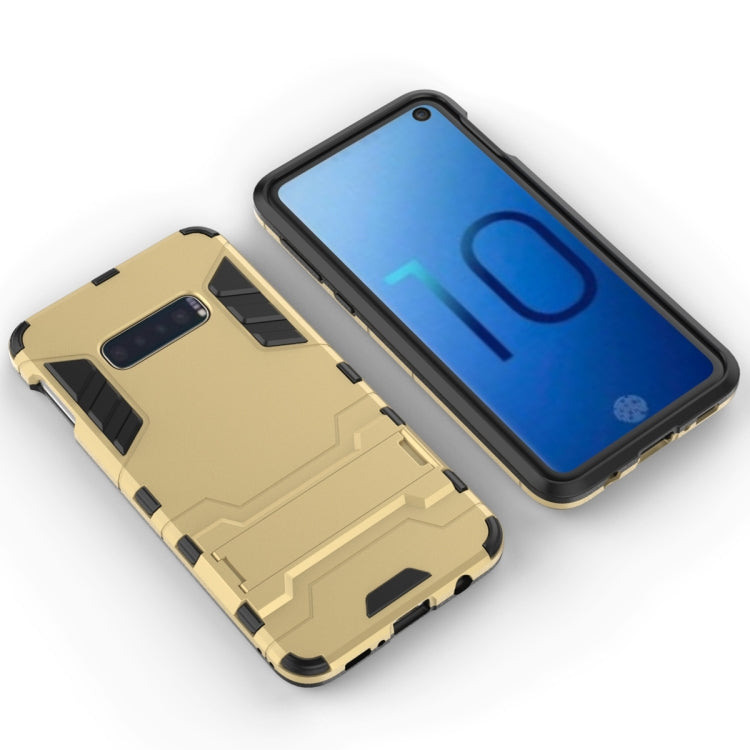 Shockproof PC + TPU Case for Galaxy S10e, with Holder