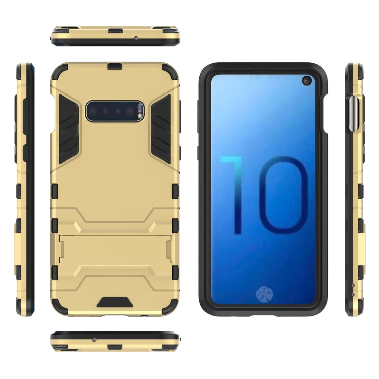 Shockproof PC + TPU Case for Galaxy S10e, with Holder