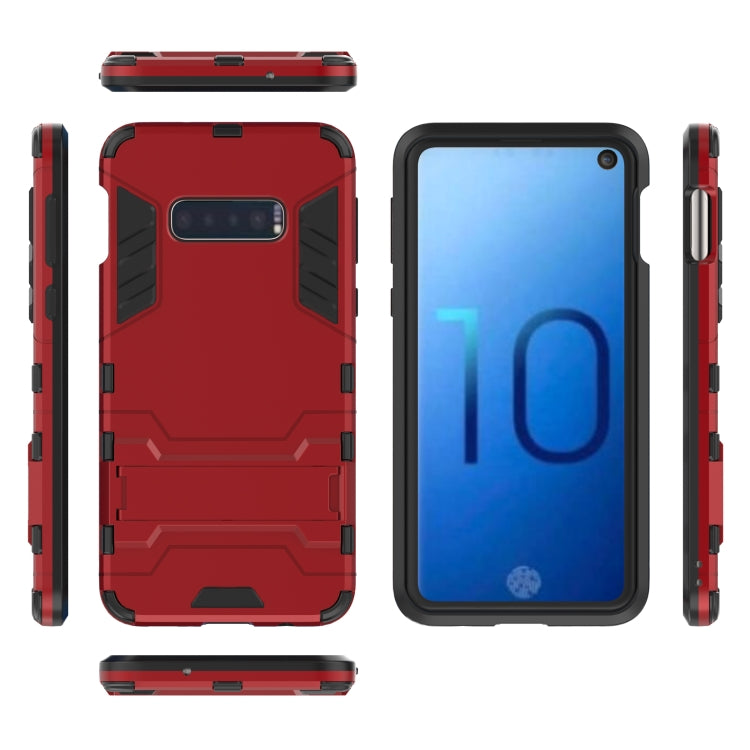 Shockproof PC + TPU Case for Galaxy S10e, with Holder