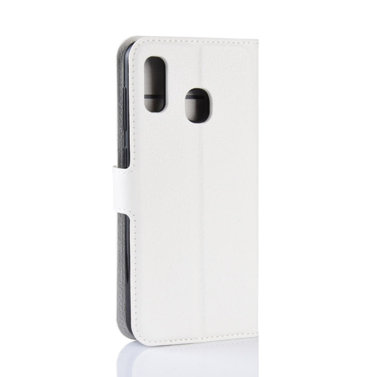 Litchi Texture Horizontal Flip Leather Case for Galaxy A30, with Wallet & Holder & Card Slots