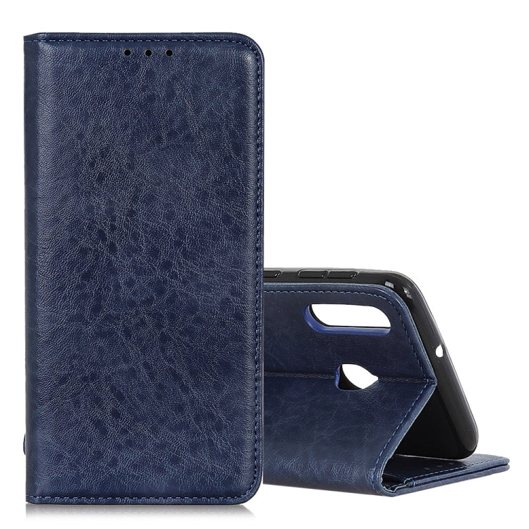 Magnetic Retro Crazy Horse Texture Horizontal Flip Leather Case for Galaxy M30, with Holder & Card Slots & Photo Frame