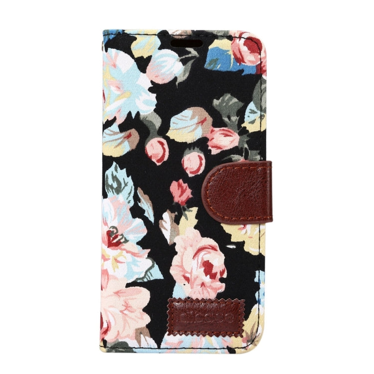 Dibase For Galaxy S8 Cotton Print Texture Horizontal Flip Leather Case with Holder & Card Slots
