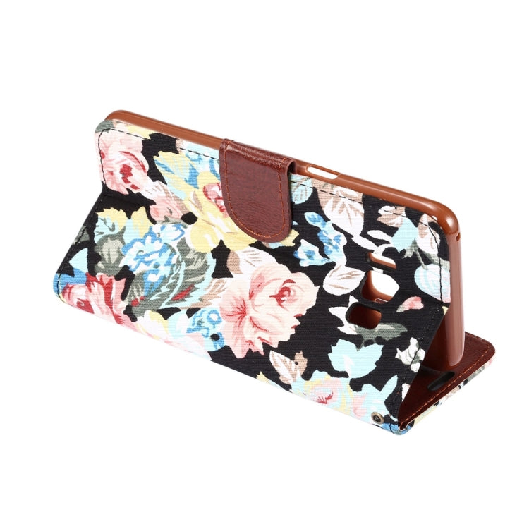 Dibase For Galaxy S8 Cotton Print Texture Horizontal Flip Leather Case with Holder & Card Slots