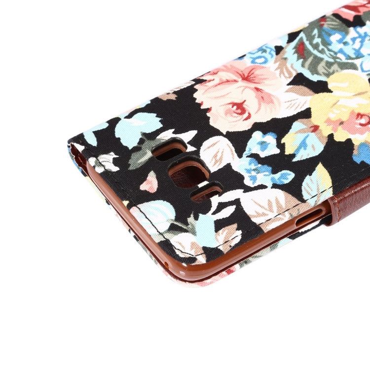 Dibase For Galaxy S8 Cotton Print Texture Horizontal Flip Leather Case with Holder & Card Slots