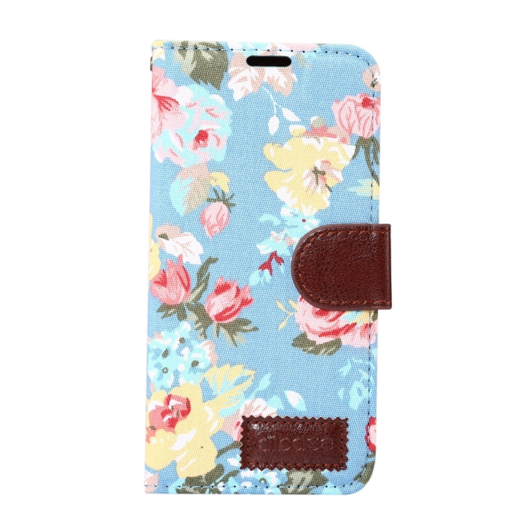 Dibase For Galaxy S8 Cotton Print Texture Horizontal Flip Leather Case with Holder & Card Slots