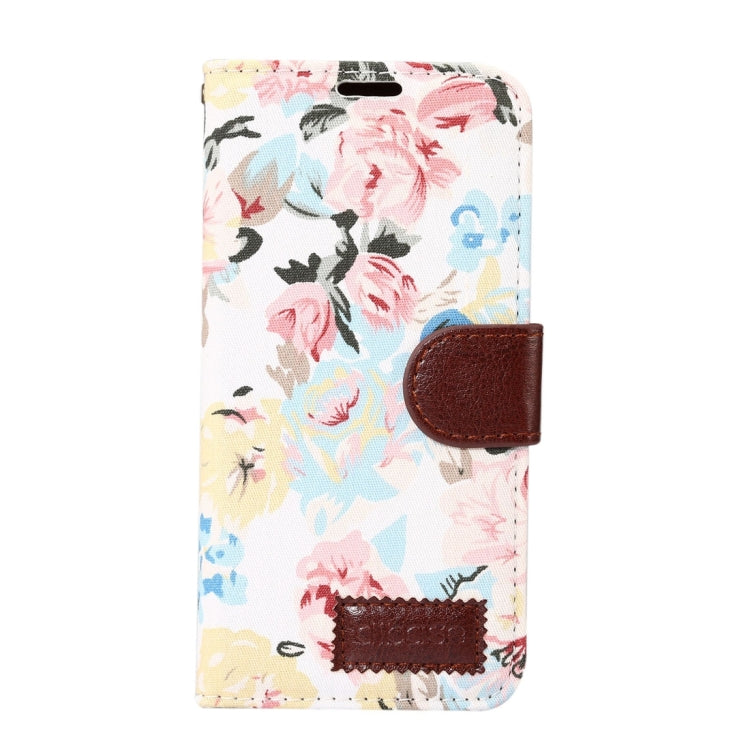 Dibase For Galaxy S8 Cotton Print Texture Horizontal Flip Leather Case with Holder & Card Slots