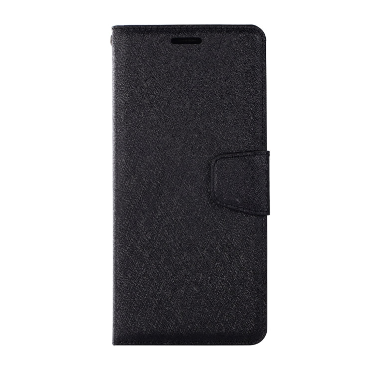 For Galaxy S9+ Silk Texture Horizontal Flip Leather Case with Holder & Card slots & Wallet & Photo Frame