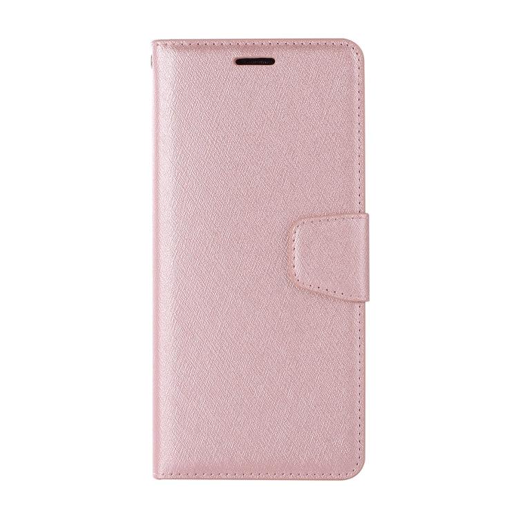 For Galaxy S9+ Silk Texture Horizontal Flip Leather Case with Holder & Card slots & Wallet & Photo Frame