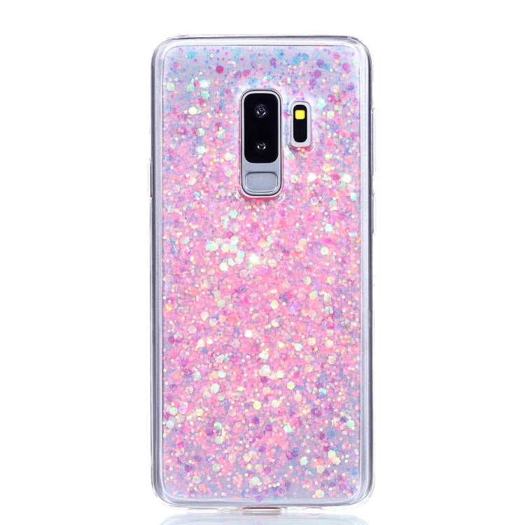 For Galaxy S9+ Glitter Powder Soft TPU Protective Case