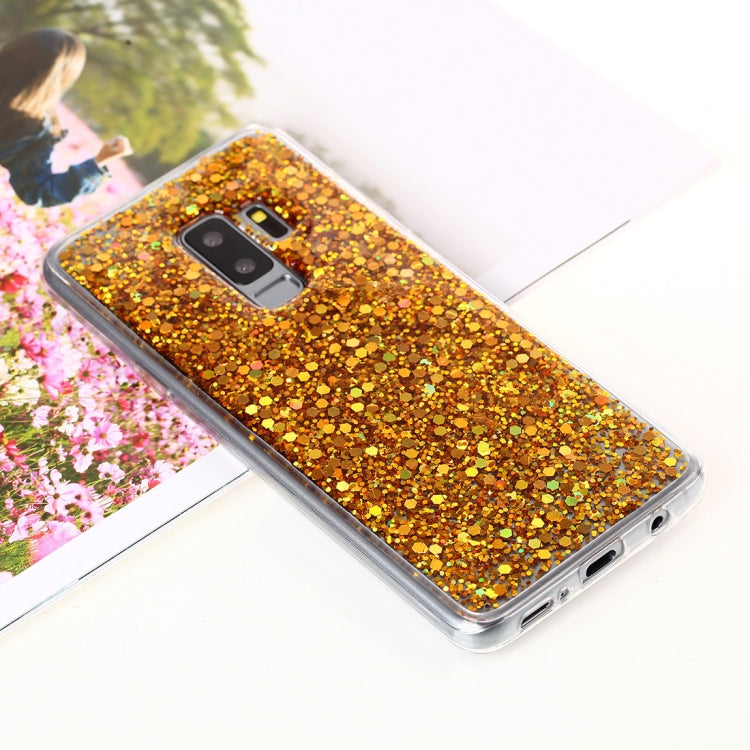 For Galaxy S9+ Glitter Powder Soft TPU Protective Case