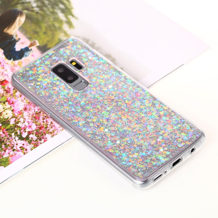 For Galaxy S9+ Glitter Powder Soft TPU Protective Case