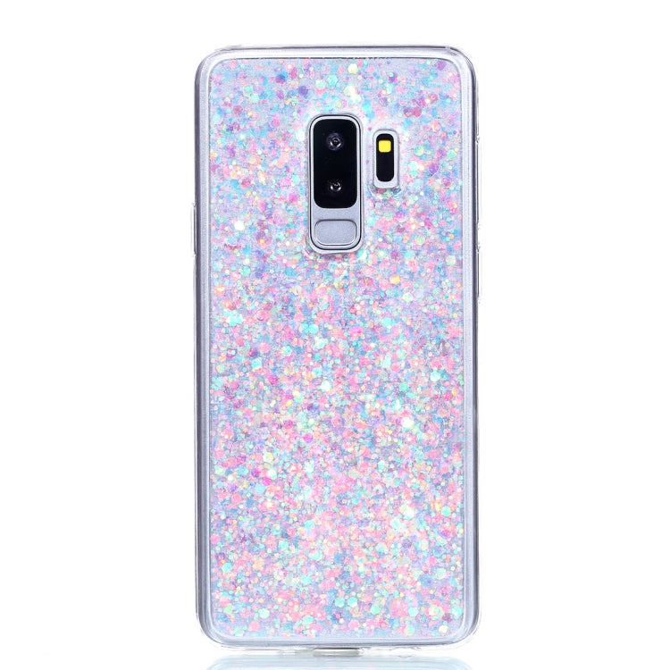 For Galaxy S9+ Glitter Powder Soft TPU Protective Case