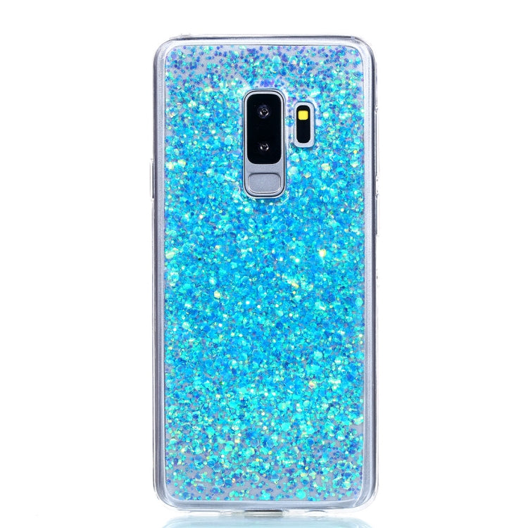 For Galaxy S9+ Glitter Powder Soft TPU Protective Case