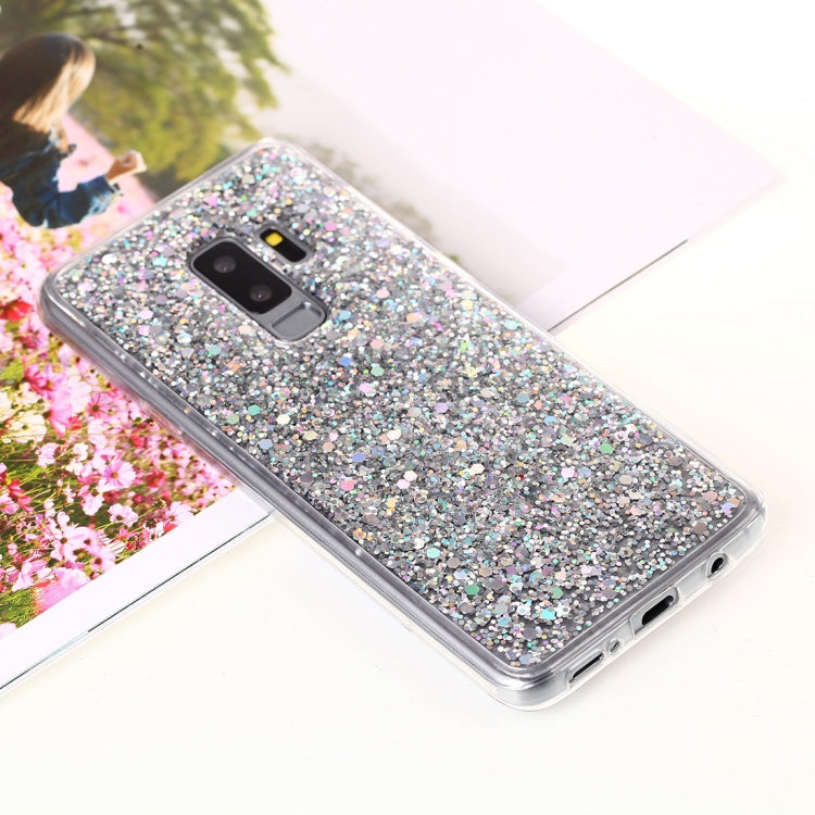 For Galaxy S9+ Glitter Powder Soft TPU Protective Case