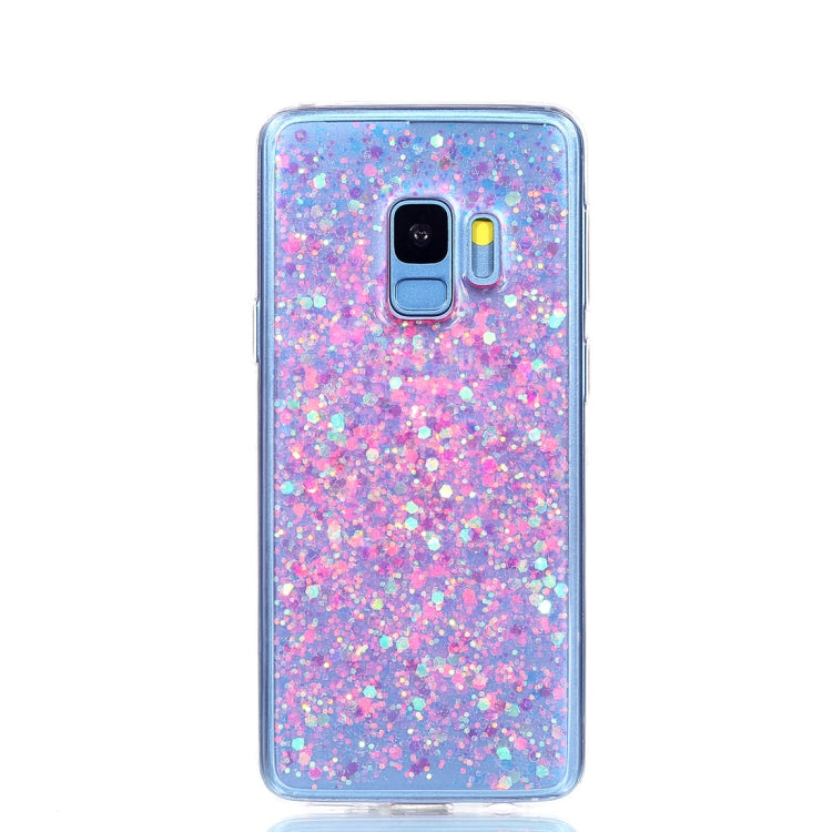 For Galaxy S9 Glitter Powder Soft TPU Protective Case