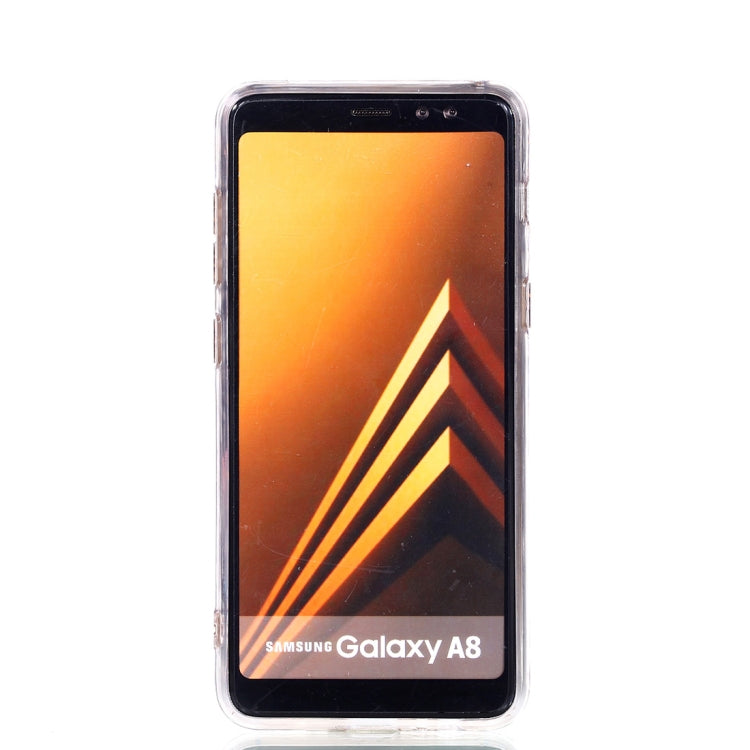 For Galaxy A8 (2018) Glitter Powder Soft TPU Protective Case