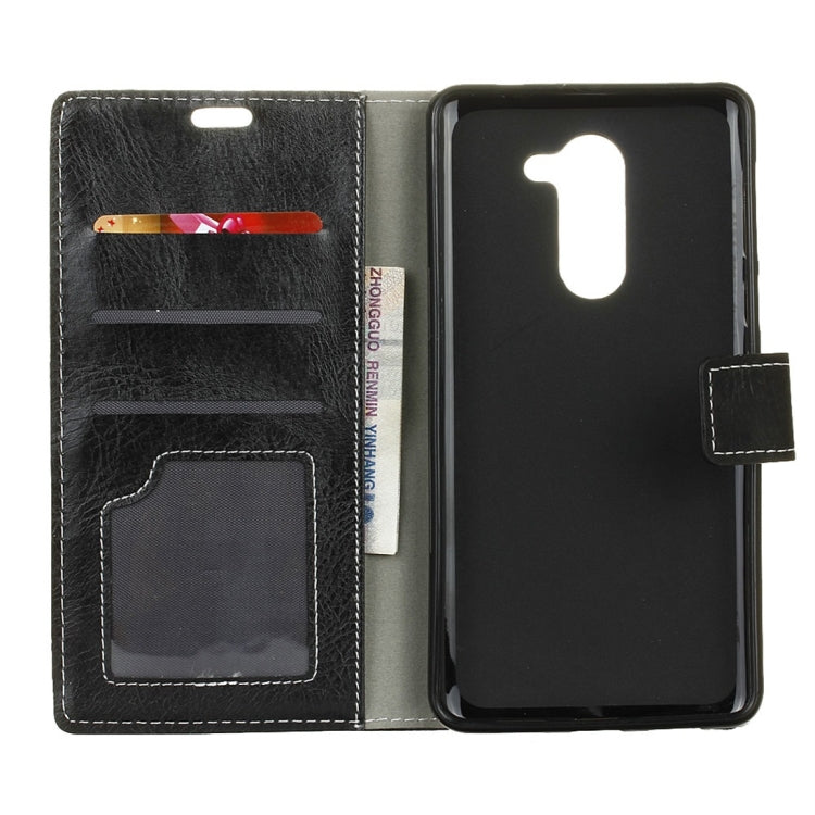 For Galaxy S9+ Retro Crazy Horse Texture with Absorption Horizontal Flip Leather Case with Holder & Card Slots & Wallet & Photo Frame