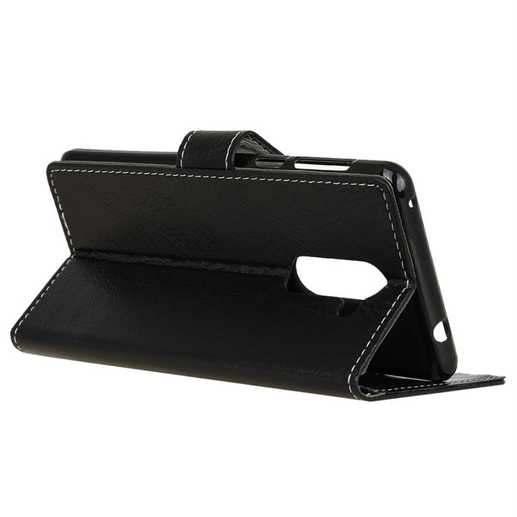 For Galaxy S9+ Retro Crazy Horse Texture with Absorption Horizontal Flip Leather Case with Holder & Card Slots & Wallet & Photo Frame