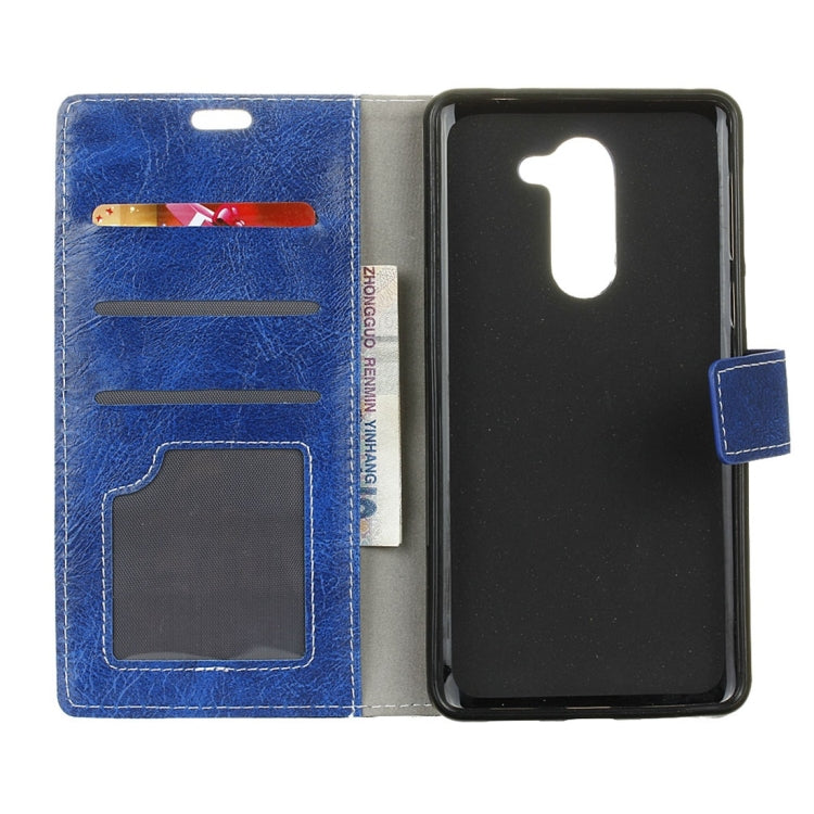 For Galaxy S9+ Retro Crazy Horse Texture with Absorption Horizontal Flip Leather Case with Holder & Card Slots & Wallet & Photo Frame