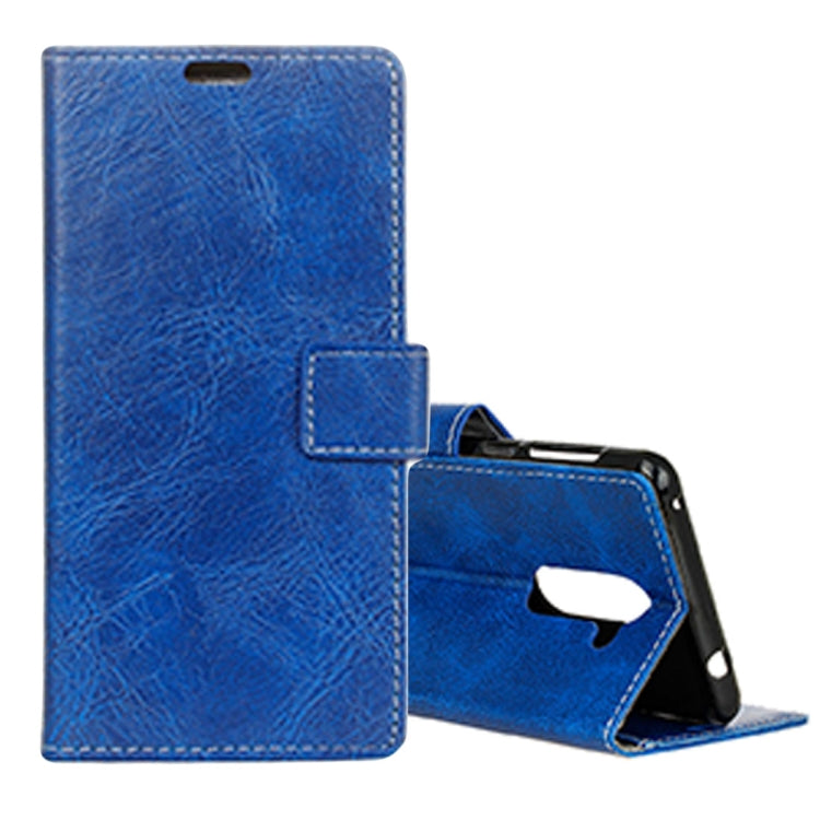 For Galaxy S9+ Retro Crazy Horse Texture with Absorption Horizontal Flip Leather Case with Holder & Card Slots & Wallet & Photo Frame