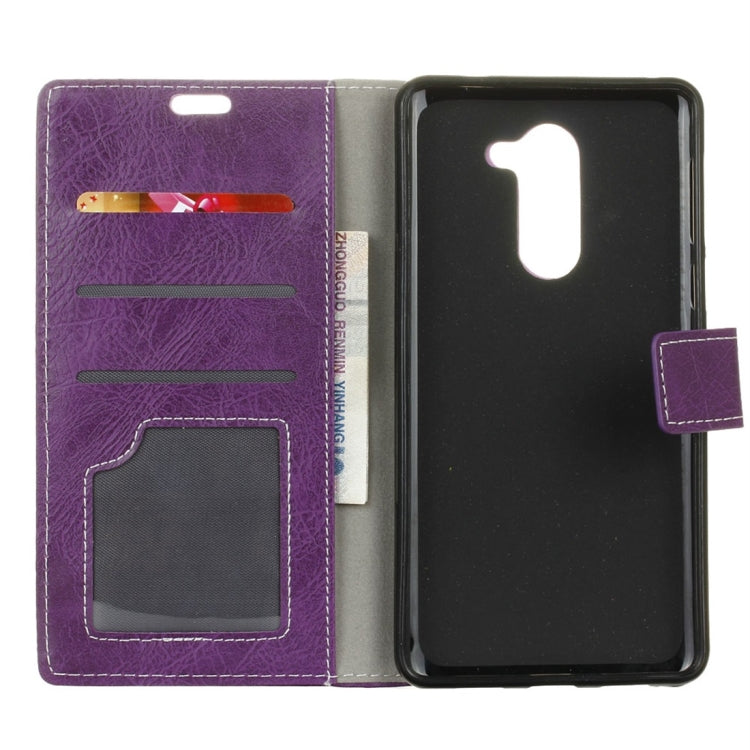 For Galaxy S9+ Retro Crazy Horse Texture with Absorption Horizontal Flip Leather Case with Holder & Card Slots & Wallet & Photo Frame