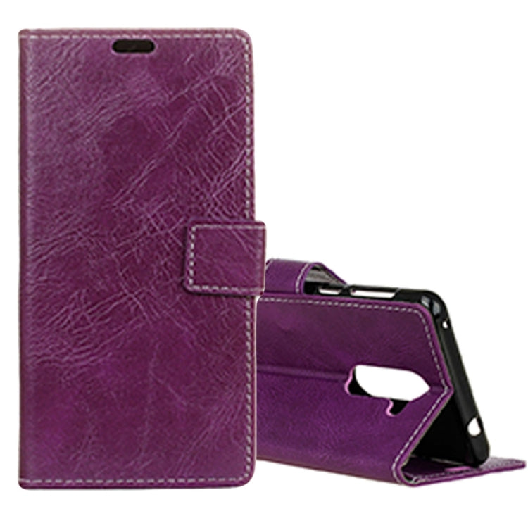 For Galaxy S9+ Retro Crazy Horse Texture with Absorption Horizontal Flip Leather Case with Holder & Card Slots & Wallet & Photo Frame