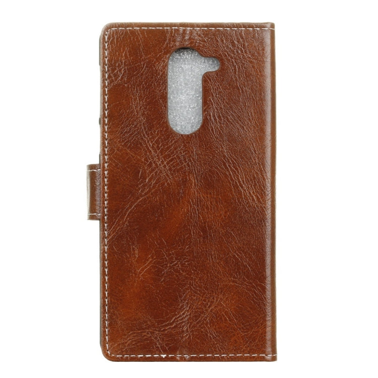 For Galaxy S9+ Retro Crazy Horse Texture with Absorption Horizontal Flip Leather Case with Holder & Card Slots & Wallet & Photo Frame
