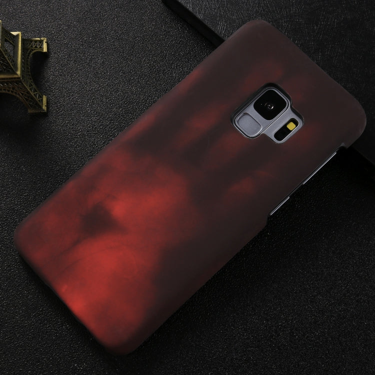 For Galaxy S9 Paste Skin + PC Thermal Sensor Discoloration Protective Back Cover Case