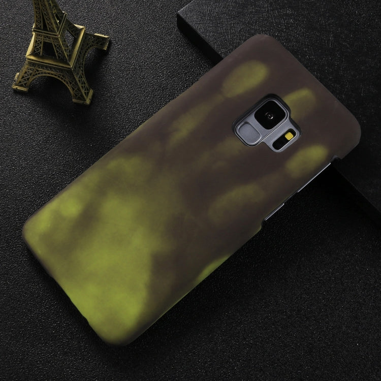 For Galaxy S9 Paste Skin + PC Thermal Sensor Discoloration Protective Back Cover Case