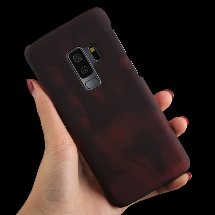 For Galaxy S9+ Paste Skin + PC Thermal Sensor Discoloration Protective Back Cover Case